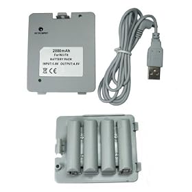 Batterie Pack pour Nintendo Wii Fit Balance Board 2800 mAh