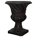 Dynamic Design FSU2201WI Spiral Urn, Worn Iron