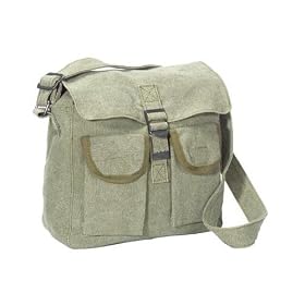 Rothco Classic 2 Pocket Shoulder Messenger Bag OD