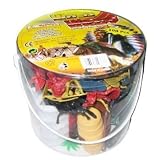 Wild West Cowboys and Indians Playset: 108 Piece Bucket of 2 inch Figures, Covered Wagons, Teepees, and Accessories