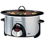 Crock-Pot SCVP603-SP Smart-Pot 6-Quart Oval-Shaped Smudge-Proof Slow Cooker with Little Dipper, Chrome