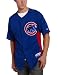 MLB Chicago Cubs Short Sleeve Authentic Button Front Cool Base Batting Practice Jersey Men's