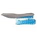 Kalevel Breathable 5cm Approximately 2 Inches Taller 2-Layer Height Adjustable Height Pure Silicone Increased Insoles Shoe Lifts Shoe Pads Elevator Insoles for Women - One Pair (Blue)
