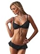 Sexy Black Bra Thong Skirt Underwire Mesh Crotchless Panties Womens Lingerie