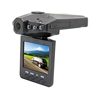 HD Portable DVR with 2.5' TFT LCD Screen Vehicle Backup Car Cameras LCD 270° LSRotator - 6 IR LED Camera Digital Video Recorder HD Car DVR Car Vehicle Road Black