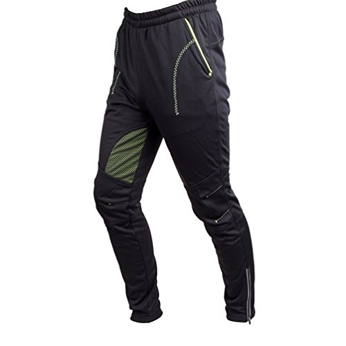 4ucycling Mens Windstopper Casual Outdoor and Multi Sporting Pants Fleeced XXL(Kaijia)