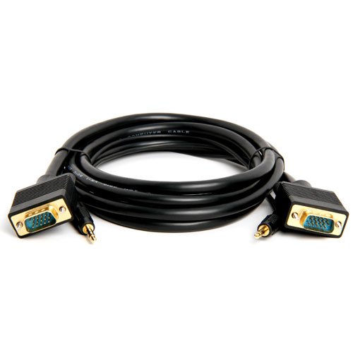 RiteAV - SVGA Monitor Cable with 3.5mm Audio - 6 ft.
