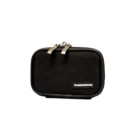 CaseCrown Double Memory Foam Compact MP3 Case (Nylon Black) for the Sony Walkman E-340 Series 8 GB Video MP3 Player