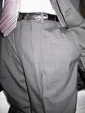 Palm Beach Charcoal Stripe Wool Suit Pant