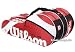 Wilson Tennistasche Tour 4 Super Six, rot/schwarz/weiß, WRZ819900