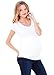 Ingrid & Isabel Women's Maternity Short Sleeve V-Neck Tee