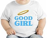 Good Girl Slogan オーガニックベビーTシャツ 12 - 18 Months