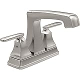 Delta Faucet 2564-SSMPU-DST Ashlyn Two Handle Centerset Lavatory Faucet, Stainless