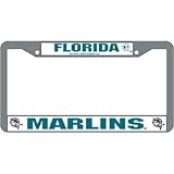 Florida Marlins MLB Chrome License Plate Frame