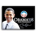 Obama for President Official Campaign Rectangle Button