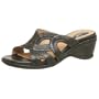 Clarks Artisan Women's Atlantis Wedge Sandal,Black,11 M