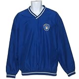 Milwaukee Brewers Mens Cooperstown Collection Retro Logo Pullover Jacket