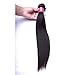 DFX Hair Silky Straight Human Hair Bundles Virgin Brazilian Straight Hair Weave Bundles Natural Black Color … (16IN, Straight one Bundle)