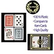 Da Vinci Ruote Poker Jumbo 2 Deck Set - Playing Cards > 100% Plastic > DaVinci