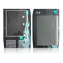 Rockstar Blue Design Protective Decal Skin Sticker for Amazon Kindle E-Book Reader (Version 1.0)