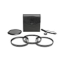 Bower Digital Macro Filter Kit 62mm +1 +2 +4 Close Up Lenses with Lens Cap & Cap-Keeper - For Canon, Nikon, Olympus, Pentax & Sony Lenses with 62mm Filter Size