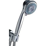 IMAGE OF WaterPik NMC-653 classic hand-held showerhead in chrome.