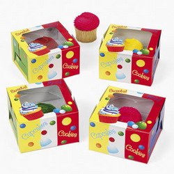 12 Birthday Cupcake Boxes