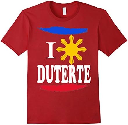Men's Duterte DU30 T-Shirt Large Cranberry