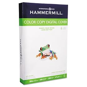 Hammermill 120037 - Color Copy Digital Cover Stock, 80 lbs., 11 x 17, White, 250 Sheets-HAM120037