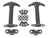 Rugged Ridge Black Powder Coated Trim Accessories Hood Accessories Jeep Wrangler 1987 to 1995 (YJ) Hood Catches (Each)