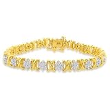 10K Yellow Gold 2.00 Carat Diamond Bracelet