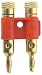 Dual Banana Plug, Gold-Plated, Red