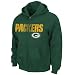 NFL Green Bay Packers Touchbck III Full Zip Jacket Adult Long Sleeved Fullzip Hooded Fleece, Dark Green, Large