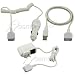 Bargaincell- 3-Piece Value Combo Pack Of Brand New Home Wall Travel Plug in Ac Charger + Vehicle Cigarette Lighter Power Car Charger with IC Chip