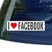All Products : I Love Heart FACEBOOK - Window Bumper Sticker
