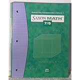 saxon math 76 answer key transparencies v1