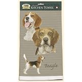 David Kiphuth Dog Breed Kitchen Towel  Beagle