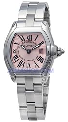Cartier Women's W62017V3 Roadster Pink Dial Watch