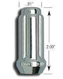 41arZwQhuWL. SL160  Gorilla Automotive 26104HT Small Diameter Duplex Acorn Chrome 6 Lug Kit (14mm x 2.0 Thread Size)   Pack of 24