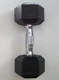 20 lb. Rubber Encased Hex Dumbbells (Pair)