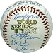 Search : 1986 New York Mets Team Signed 1986 Gold World Series Baseball