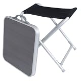 Folding Camping Stool with Clip-On Table Top