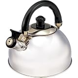 KAISERHOFF 2 Liter Edelstahl Flötenkessel - Pfeifkessel - Wasserkessel - Kessel - Wasserkocher