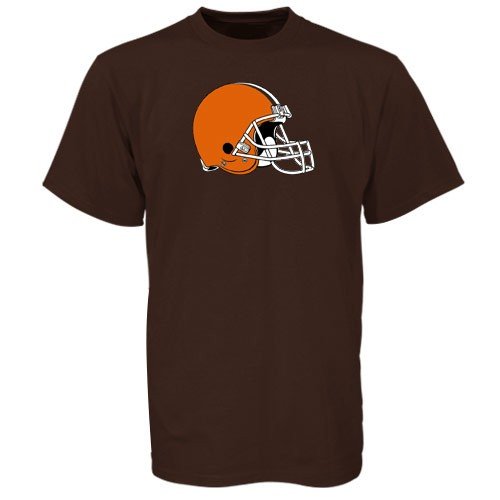 NFL Men's Cleveland Browns Logo Premier Tee Shirt (Brown Suede, X-Large)