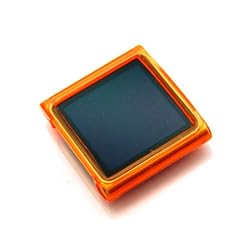 Rix iJacket 第6世代 iPod nano用 TPUセミハードケース 2個セット 液晶保護フィルム2枚 クリーナー1枚付属 (オレンジ+クリア) RX-IPT6GNAOR