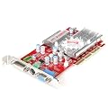 ATI Radeon 9200 Grafikkarte, AGP Anschluss, 256MB DDR Speicher, DVI VGA und TV-out
