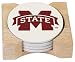 NCAA Mississippi State University Absorbent Coaster Gift Set