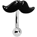Stainless Steel Mustache Eyebrow Ring