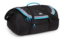 High Sierra Pack-N-Go 2 40L Sport Duffel Bag, Black/Charcoal/Pool
