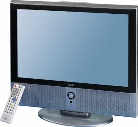 AEG CTV 4848 DVD 19 Zoll / 48 cm 16:9 LCD-Fernseher mit integriertem DVD-Player silber